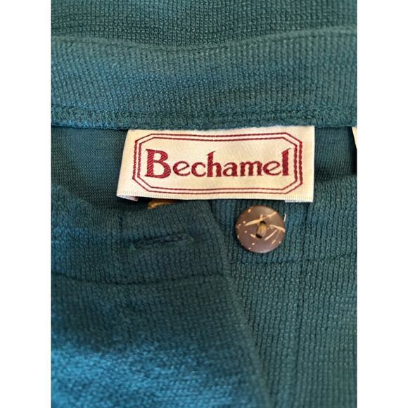 Bechamel green cardigan w/sunflowers, vintage, whimsical, cozy, wacky, prairie - Picture 5 of 6